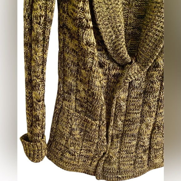 CHUNKY KNIT CARDIGAN SWEATER - Picture 5 of 5